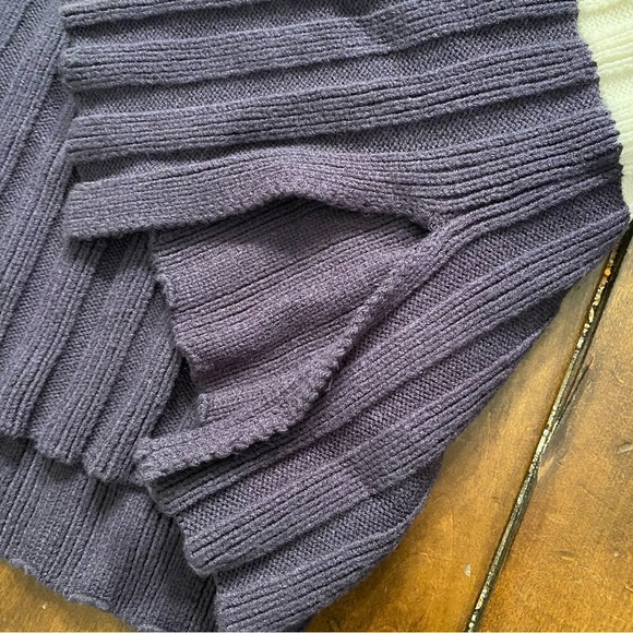 Women's Long Sleeve Oversized Rugby Mini Sweater Dress, Navy Stripe XXL NEW - Picture 7 of 10